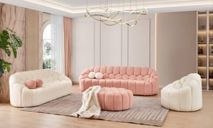 Pablo Home Concept Orange 3+2+1 Tedy Koltuk Takımı