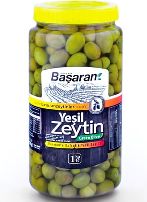 Köy Kırması Gemlik Yeşil Zeytini 1 Kg