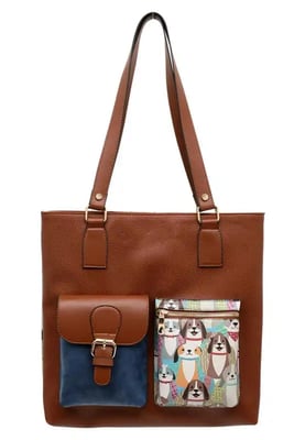 Best Friends Forever / Dogo Multi Pocket Bag Kadın Çanta